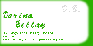 dorina bellay business card